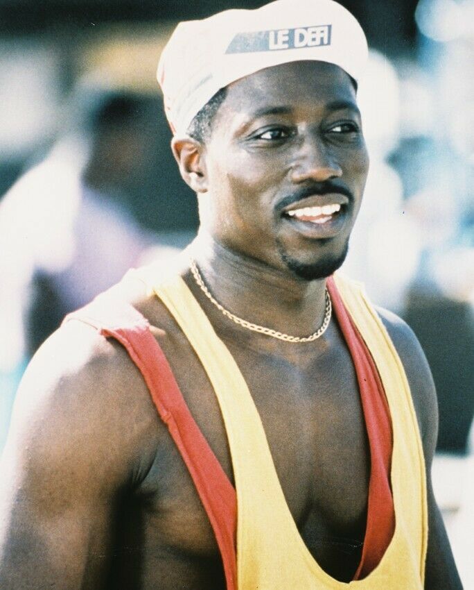 WESLEY SNIPES COLOR 8X10 PHOTO WHITE MEN CAN'T JUMP