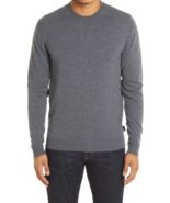 NEW Ted Baker London Men&#39;s Gray Sandkas Slim Fit Crewneck Sweater Size 6... - £58.18 GBP