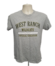 West Ranch High School Wildcats Physical Education Adult Small Gray TShirt - £14.78 GBP