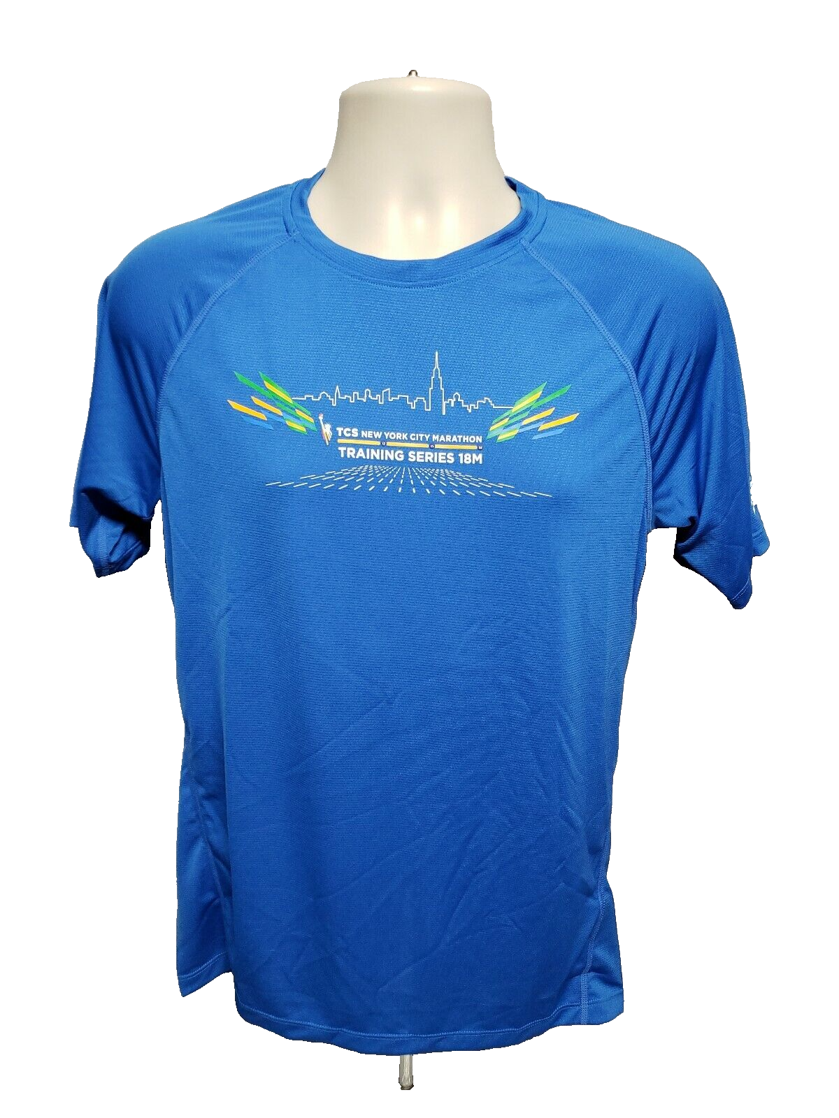 TCS New York City Marathon Training Series 18M Men Small Blue Jersey - $19.80