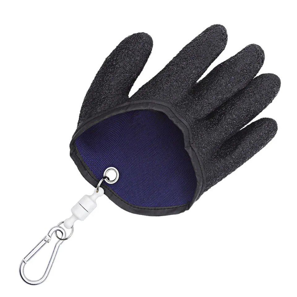 Sporting Loogdeel 1Pcs Non Slip Latex Fishing Gloves Outdoor Gloves With Magnet  - £23.84 GBP