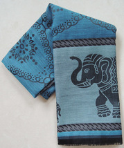 100% WOOL SCARF | Blue - £11.85 GBP