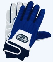 Russell Men&#39;s Size XXXL Navy  All-Weather Football Receiver Gloves 1 Pair NEW - £20.45 GBP