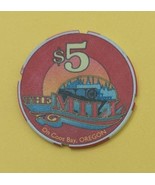 The Mill $5 On Coos Bay, Oregon Casino Chip, Vintage - $6.76 CAD