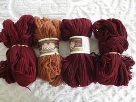 1 Lb. 3 Oz. Vintage Flock&#39;s Faultless Knitting Worsted 100% Virgin Wool Yarn - £15.68 GBP