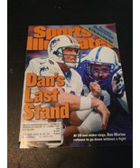 DAN MARINO Sports Illustrated SI Magazine DAN&#39;s LAST STAND Dolphins 12/1... - $220.32 MXN