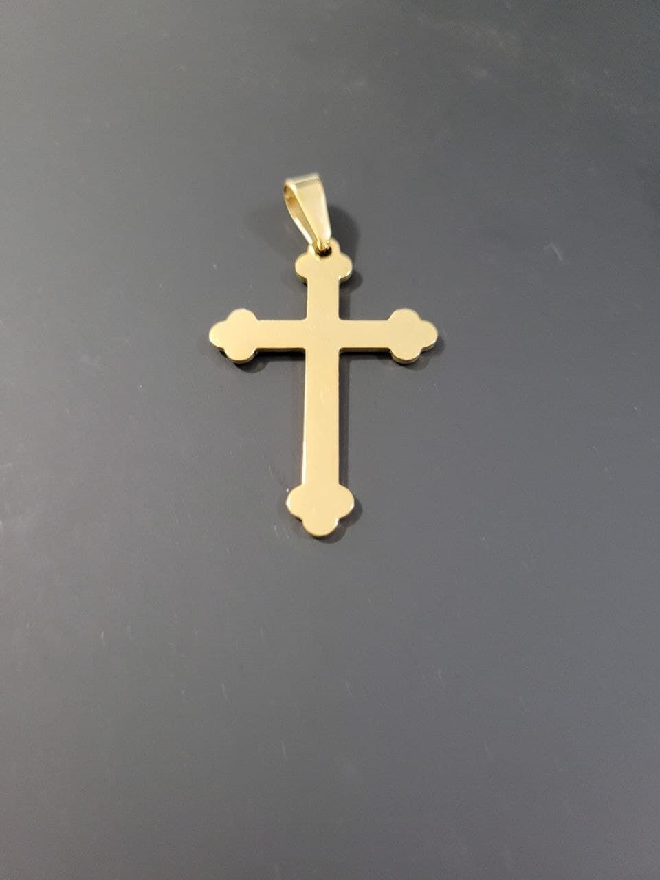 Gold Cross Pendant - $18.00