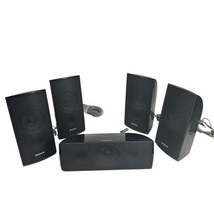 X 5 Sony Front/Rear/Center Surround Speakers SS-TSB118 & SS-CTB113 Wired  - $59.29