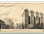 Hotel Pennsylvania New York Città Nyc Ny Unp Wb Cartolina - $3.37