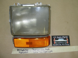 Oem 84 Cadillac Fleetwood Rwd Right Front Corner Turn Signal Park Light Lens - £77.68 GBP