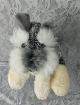 Aurora Flopsie Ludwig Schnauzer Puppy Dog Grey Gray 12&quot; Plush Stuffed Pl... - $282.69 MXN
