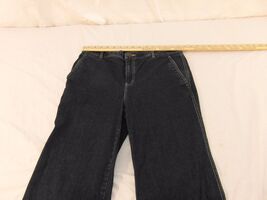 Adult Women's Lauren Jeans Co. Premium Cotton Blend Dark Blue Denim Jean... - $11.47