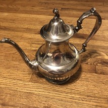 Wm A Rogers Oneida Silverplate Holloware Coffee / Tea Pot With Round Bas... - $14.00