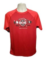 2019 NYRR New York Road Runners Bronx 10 Mile Run Mens Medium Red Jersey - €16,76 EUR