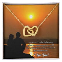 To My Girlfriend You Have my Heart Inseparable Necklace - £53.44 GBP+