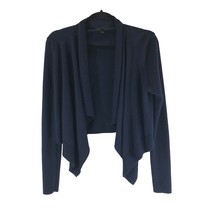 Banana Republic Womens Cardigan Sweater Wool Blend Open Front Navy Blue M - £3.98 GBP