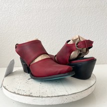 Lane PLAIN JANE Red Slingback Mule Womens Cowboy Boots 7.5 Western Cowgi... - $123.75