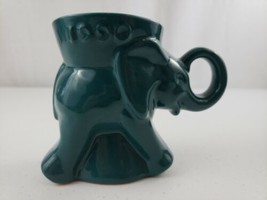 1990 Frankoma GOP TEAL Elephant Political Party Mug Excellent For A Collector - $20.00