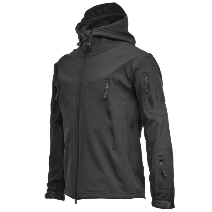 Winter Big Size Men Jacket  Soft    Jacket Men Waterproof Warm Windbreaker US Ar - £113.74 GBP