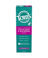 (6 tubes) Tom’s of Maine Antiplaque and Whitening Toothpaste, Fluoride F... - $54.53 CAD