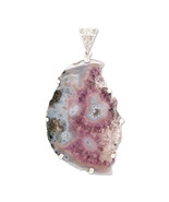Stones Desire Amethyst Rose Pendant Necklace (22&quot;) Purple - $298.52 CAD