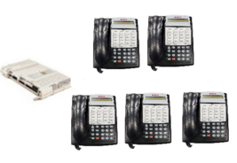 AVAYA PARTNER ACS 509 Phone System w/ (5) 18D Series 2 Telephones - £782.21 GBP