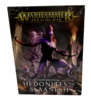 Warhammer Hedonites Slaanesh Age Sigmar Chaos Battletome Book Battle War HB NEW - £30.82 GBP