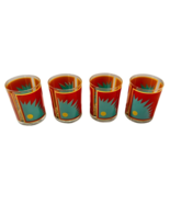 Georges Briard Signed Sunburst Glasses Set of (4) RARE 1970&#39;s 80&#39;s EUC HTF - $6,232.98 MXN