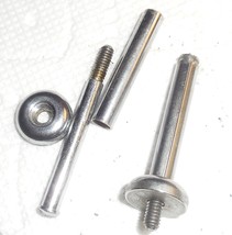 Two Domestic Rotary 153 Screw In Spool Pins w/Collets &amp; Bases - £12.06 GBP