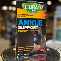 Curad Ankle Support Adjustable w/ Removable Stays &amp; Open Heel - £18.13 GBP