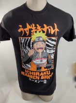 Naruto Shippuden Collection Ichiraku Ramen Shop T-Shirt Black Size Medium 38/40 - £11.20 GBP