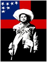 1853.Mexican charro in front of flag quality 18x24 Poster.Decorative Art.Designe - £22.01 GBP
