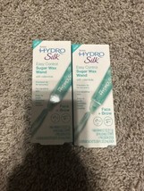 2X Schick Hydro Silk Easy Control Sugar Wax Wand &amp; Reusable Strips  Face &amp; Brow - £11.19 GBP