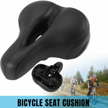 Comfort Thickened Bicycle Saddle Soft Outdoor Wide Big Bike Spring Seat Cushion - £38.45 GBP