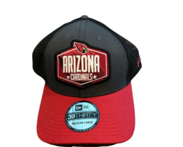 NWT New Arizona Cardinals New Era 39Thirty Draft Trucker Mesh M/L Flex-Fit Hat - £17.73 GBP