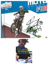 Dylan Ferrandis supercross motocross racer signed 8x10 photo COA proof,autograph - £77.84 GBP