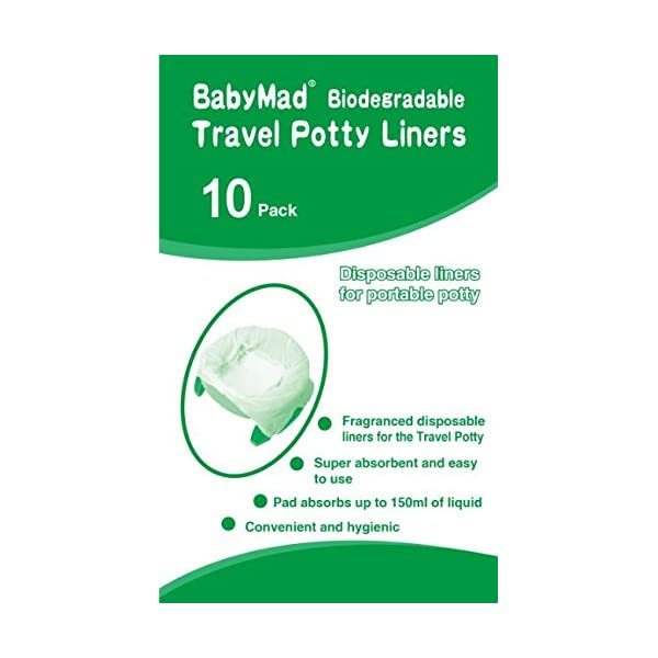 Travel Potty Liners Disposable (Pack of 10) - ECO Friendly Biodegradeabl... - $12.00