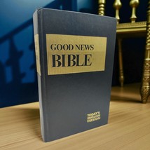 Good News Bible Today&#39;s English Version ABS Black HC 1976 Vintage Religi... - $15.51