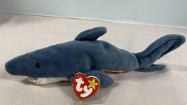 CRUNCH THE SHARK – Ty Beanie Baby 1996 Rare &amp; Retired. - £17.92 GBP