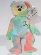Ty Beanie Baby Peace101# Tush, Mint Tag w/Tag Protector, Tag Errors #PB259 - £15.75 GBP