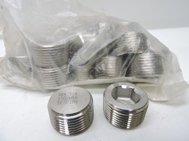 (28) Hex Socket Plug 304 Stainless Steel, 3/4 in Fitting Size Male NPT C... - £74.45 GBP