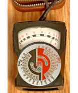 Vintage Photo Dejur Exposure Light Meter Model 5-B Leather Case Retro [e... - $183.98 MXN