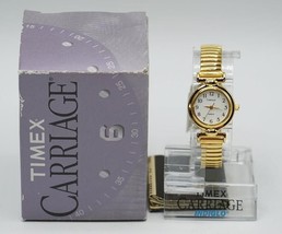Timex Carriage Orologio da Donna Analogico Al Quarzo Indiglo - £32.25 GBP