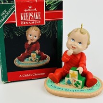 Hallmark Keepsake Ornament A Child&#39;s Christmas 1991 Vintage New in Box, ... - £6.61 GBP