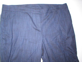 Womens Worth New York NWT $489 12 Indigo Pants Wool Dark Blue Work Lined... - £386.80 GBP