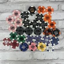 Harley Davidson Lot of 48 Full Color Poker Chips With Box Misc Locations - £159.63 GBP