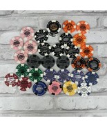 Harley Davidson Lot of 48 Full Color Poker Chips With Box Misc Locations - £159.69 GBP
