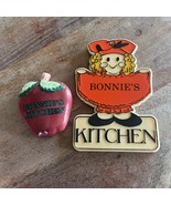 2 Vintage “Bonnie’s Kitchen” Magnets - $12.00