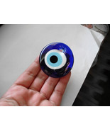 Eye pendant, glas eye, evel eye, protective amulet, focal, hand made, bl... - £11.20 GBP