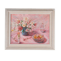 Untitled (Floral Still Life) By Anthony Sidoni 2002 Signed Oil on Canvas - £2,150.35 GBP